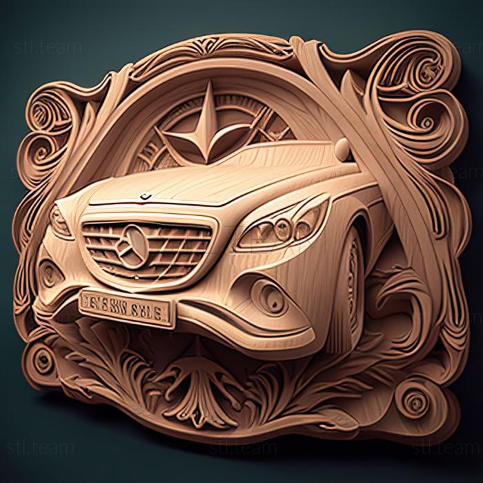 3D модель Mercedes Benz R230 (STL)